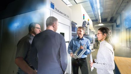 Element grafic de referință – școlarizări oferite de serviciul de asistență tehnică TRUMPF