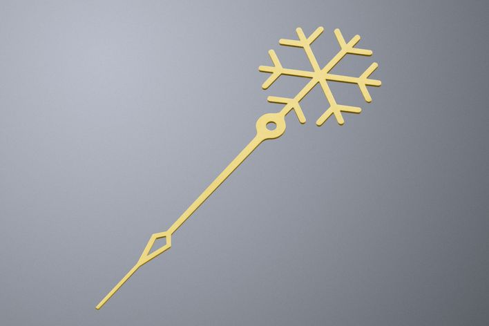Aiguille de montre-bracelet découpée au laser