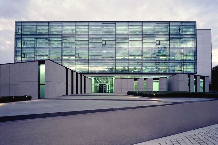 headquarters building of TRUMPF in Ditzingen Germany 