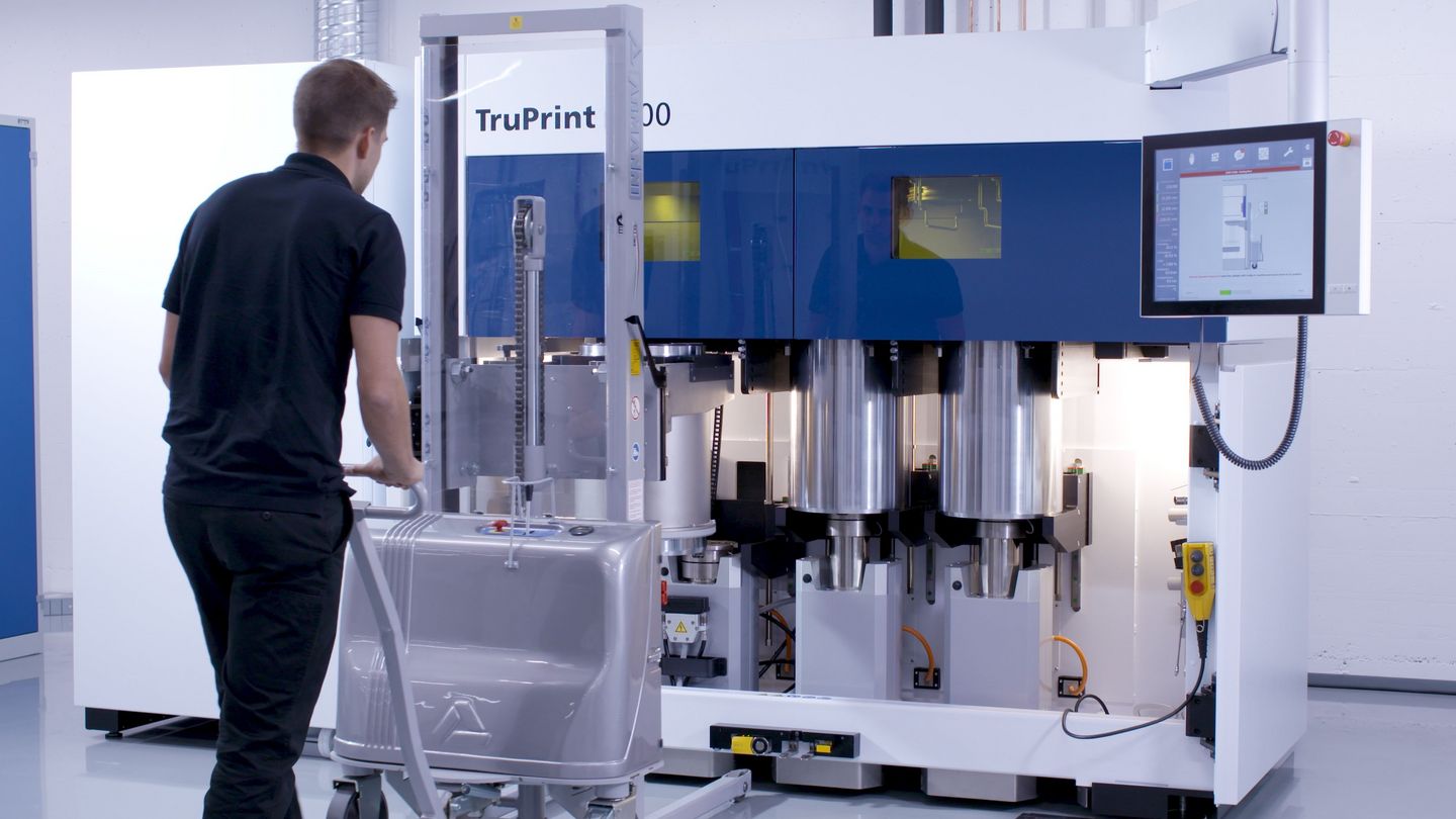 Setup Wizard der TruPrint 3000