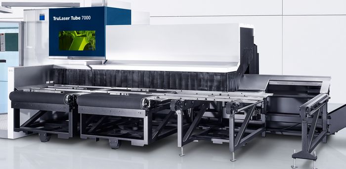 TruLaser Tube 7000 fiber, conveyor tables