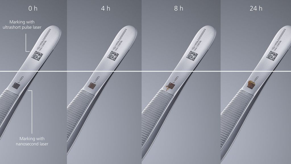 Test de coroziune la aplicații Black Marking, cu produse TRUMPF