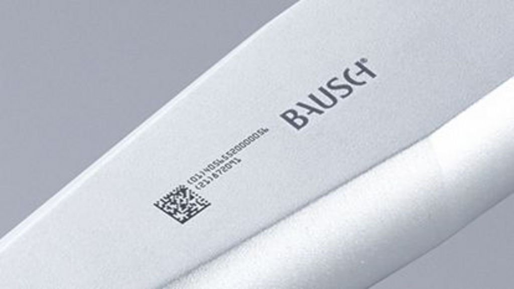 Instrument medical cu cod UDI, Blackmarking cu lasere TRUMPF