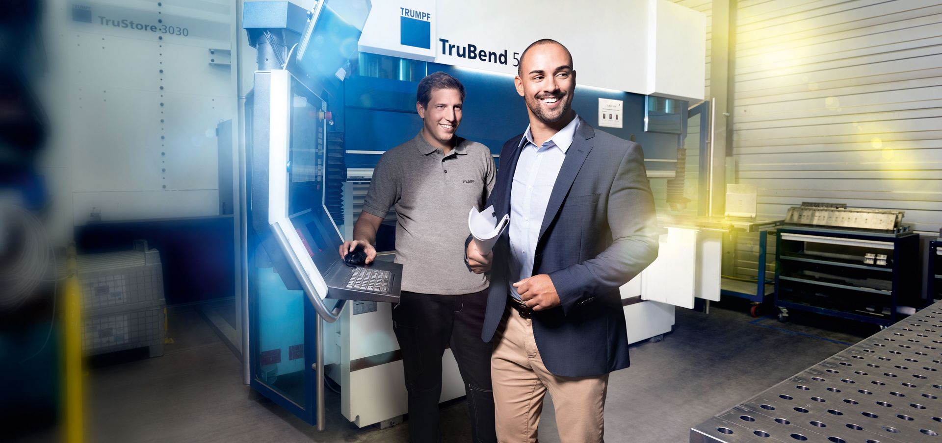 Key visual: TRUMPF Services Pre-owned Machines