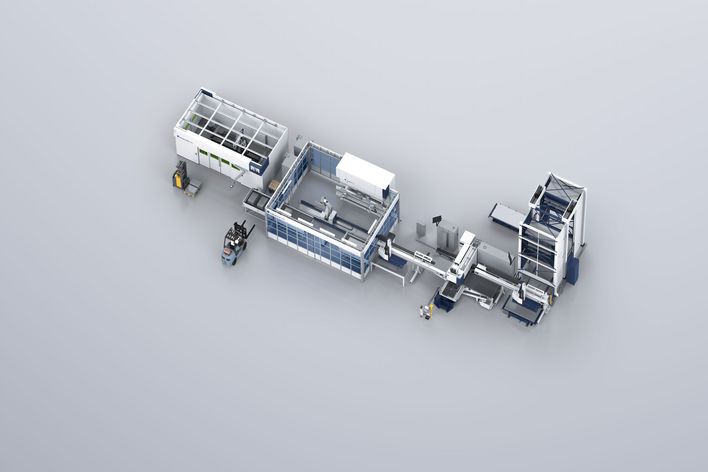 TRUMPF smart factory-exampel för applikationer inom e-mobility
