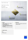 Datasheet: Power scaling and High brightness chip