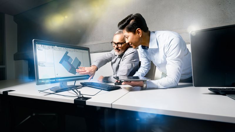 Serviços TRUMPF Sistema de programação e desenho Keyvisual