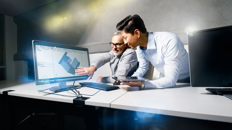 Serviços TRUMPF Sistema de programação e desenho Keyvisual