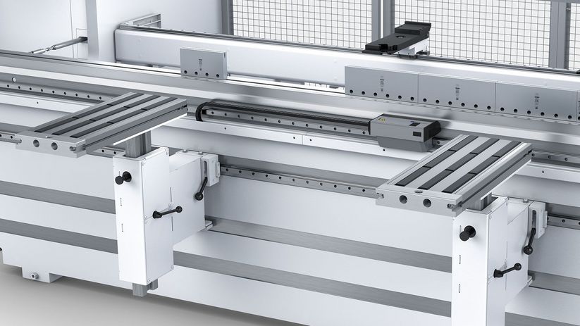 TruBend Serie 3000, mensole d'appoggio regolabili