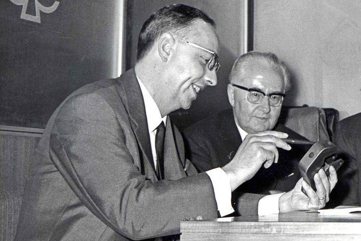 Imagine istorică a lui Berthold Leibinger și Christian Trumpf