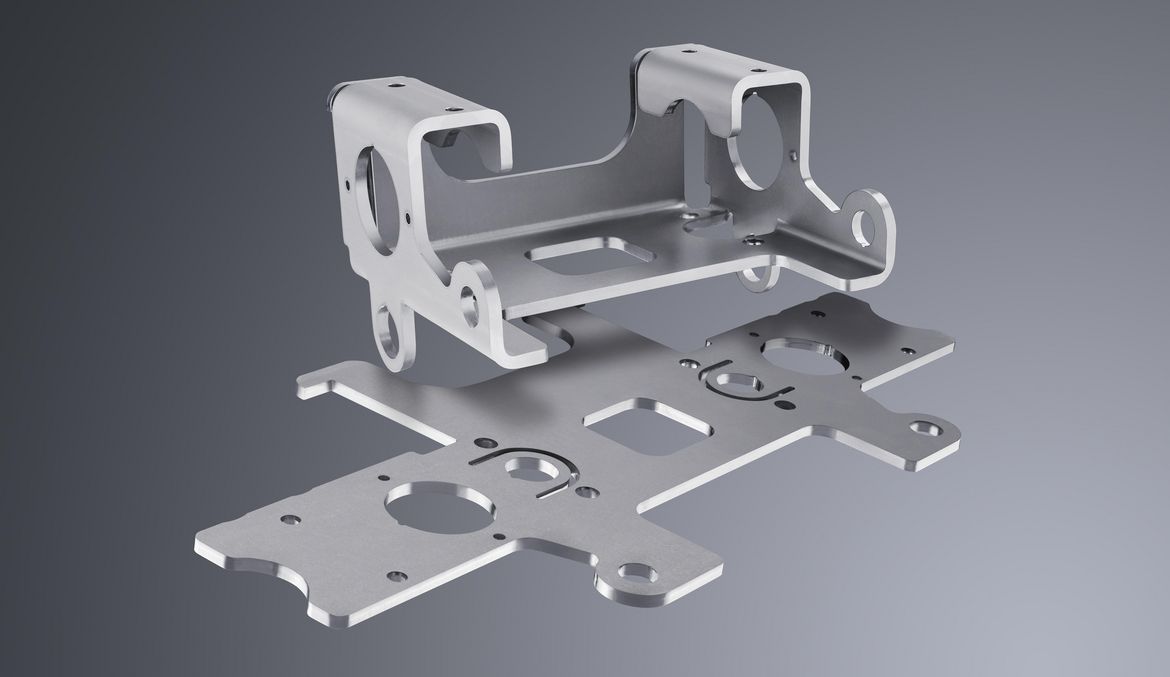 TruBend Series 7000, thick sheet part