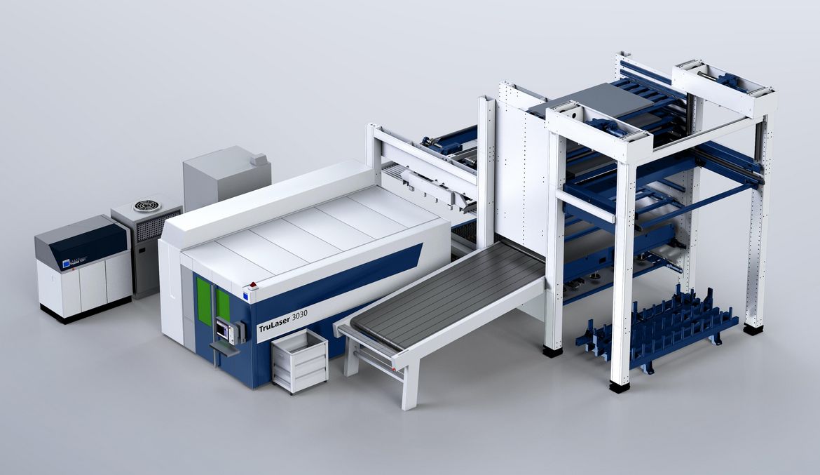 TruLaser 3030 (LiftMaster、PartMaster及びTruStore 3030装備)