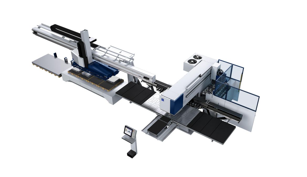 TruPunch 5000 com SheetMaster e ToolMaster Linear