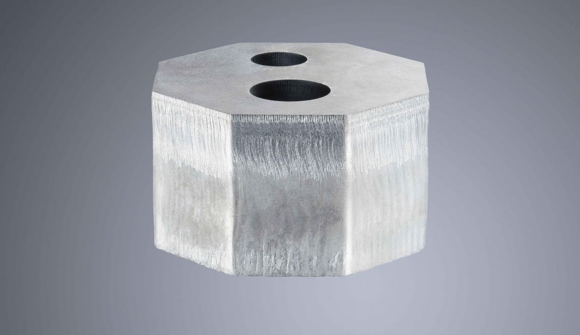 50 mm thick mild steel prototype