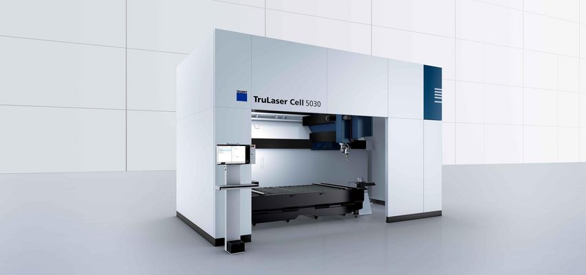 TruLaser Cell 5030 s otevřenými dveřmi