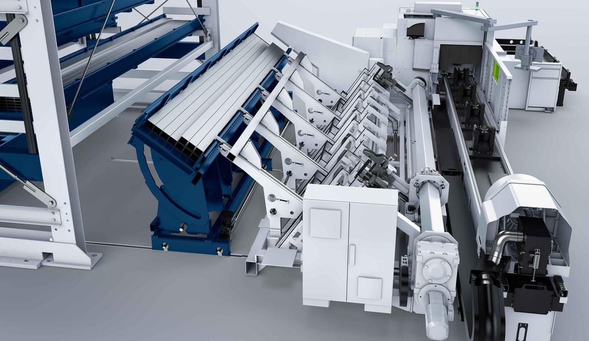 Sklad na trubky s TruLaser Tube 7000 fiber
