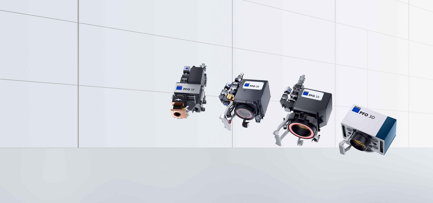 Aperçu des optiques de focalisation programmables de TRUMPF