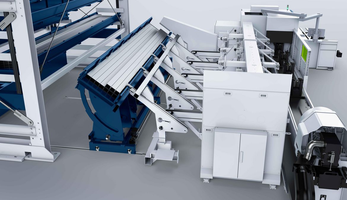 Sklad na trubky s TruLaser Tube 5000 fiber